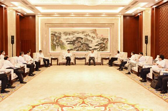 舒印彪拜會山東省委書記劉家義、省長李干杰