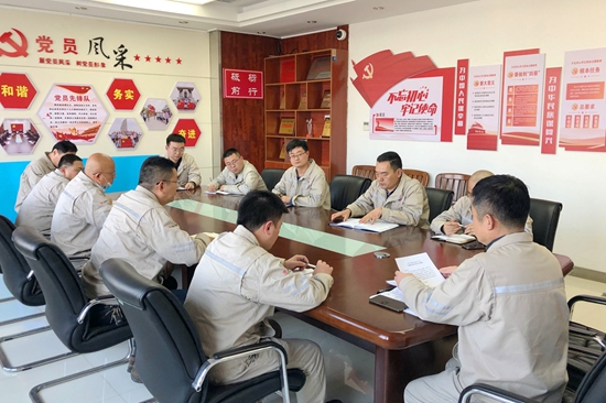 大唐淮北發(fā)電廠開(kāi)展“沖刺四季度，奪取雙勝利”主題黨日活動(dòng)