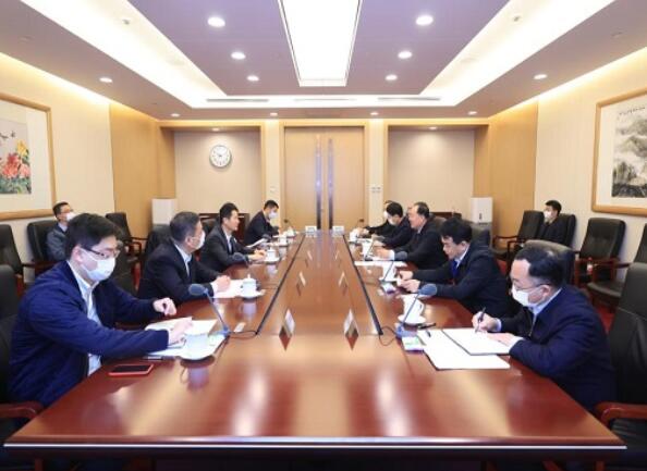 毛偉明會見上海市委常委、副市長吳清