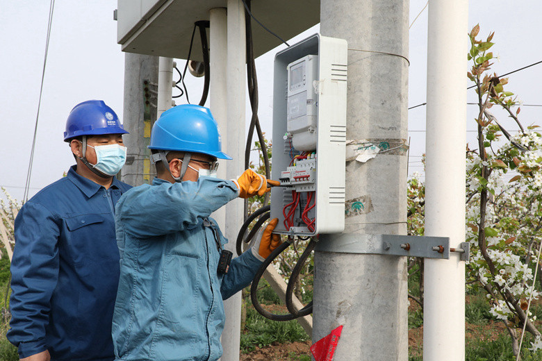 國(guó)網(wǎng)諸城市供電公司電力足，千畝梨園花正濃