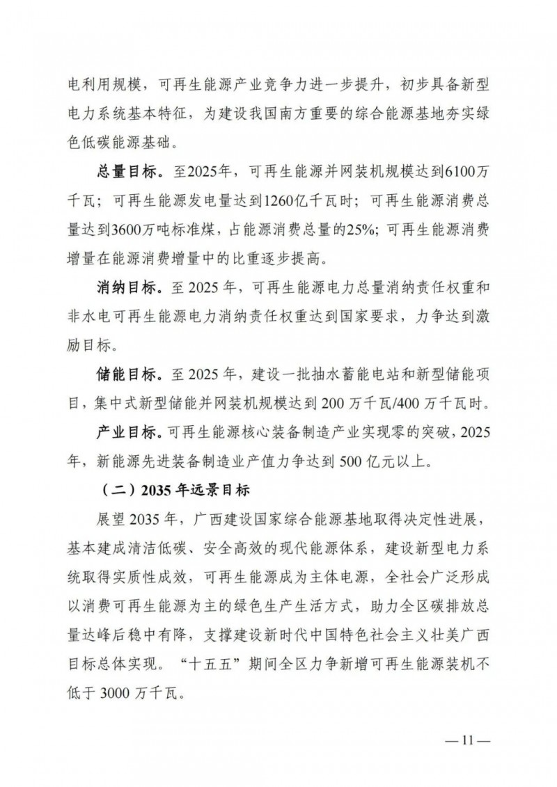 廣西“十四五”規(guī)劃：大力發(fā)展光伏發(fā)電，到2025年新增光伏裝機(jī)15GW！