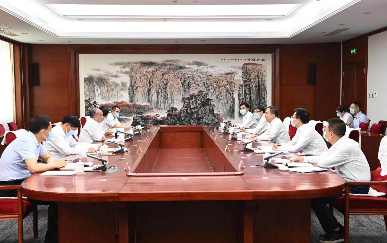 鄒磊拜會山西省委書記、省人大常委會主任林武