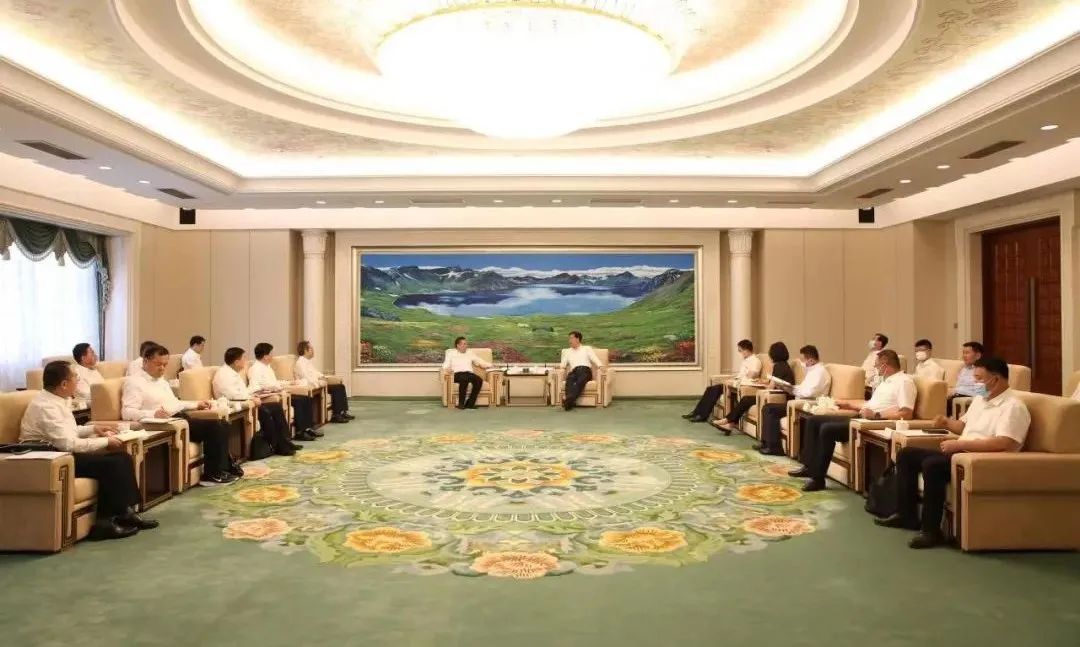 中國能建黨委書記、董事長宋海良拜會吉林省委常委、長春市委書記張志軍