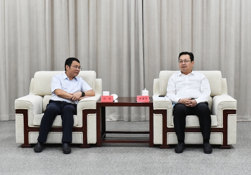 劉源拜會河北省委常委、副省長，雄安新區(qū)黨工委書記、管委會主任張國華