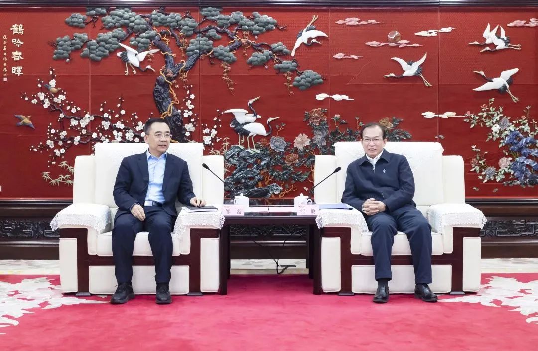鄒磊、劉明勝拜訪中國(guó)華電董事長(zhǎng)江毅、總經(jīng)理葉向東