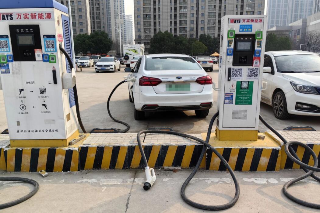 新能源車充電槍被扔積水中，對(duì)“城市家電”需多加愛(ài)護(hù)