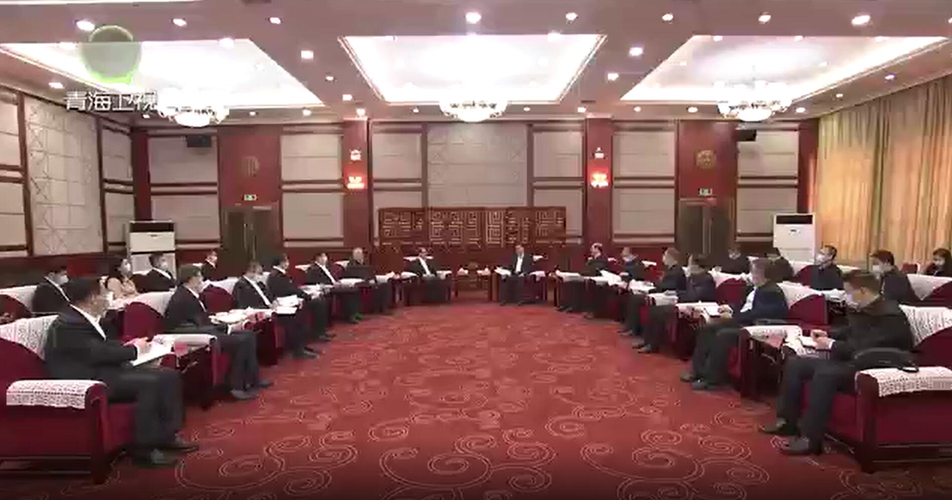 華電集團黨組書記江毅、黨組副書記葉向東拜會青海省委書記陳剛、省長吳曉軍