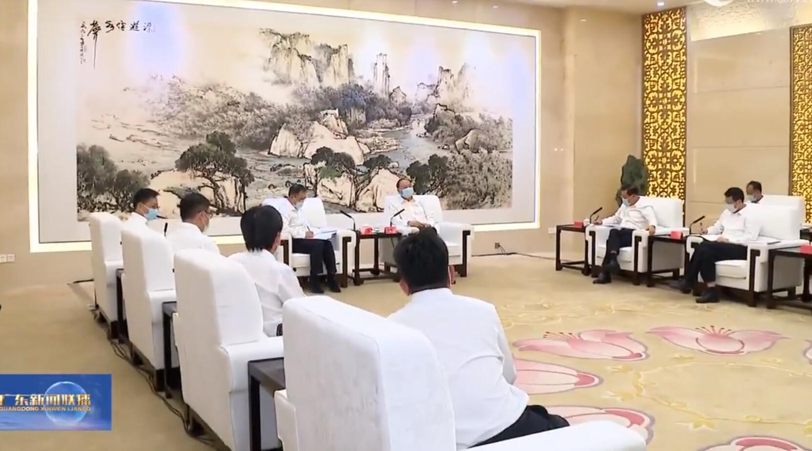 大唐集團(tuán)黨組書記、董事長(zhǎng)鄒磊拜會(huì)廣東省委書記黃坤明、省長(zhǎng)王偉中