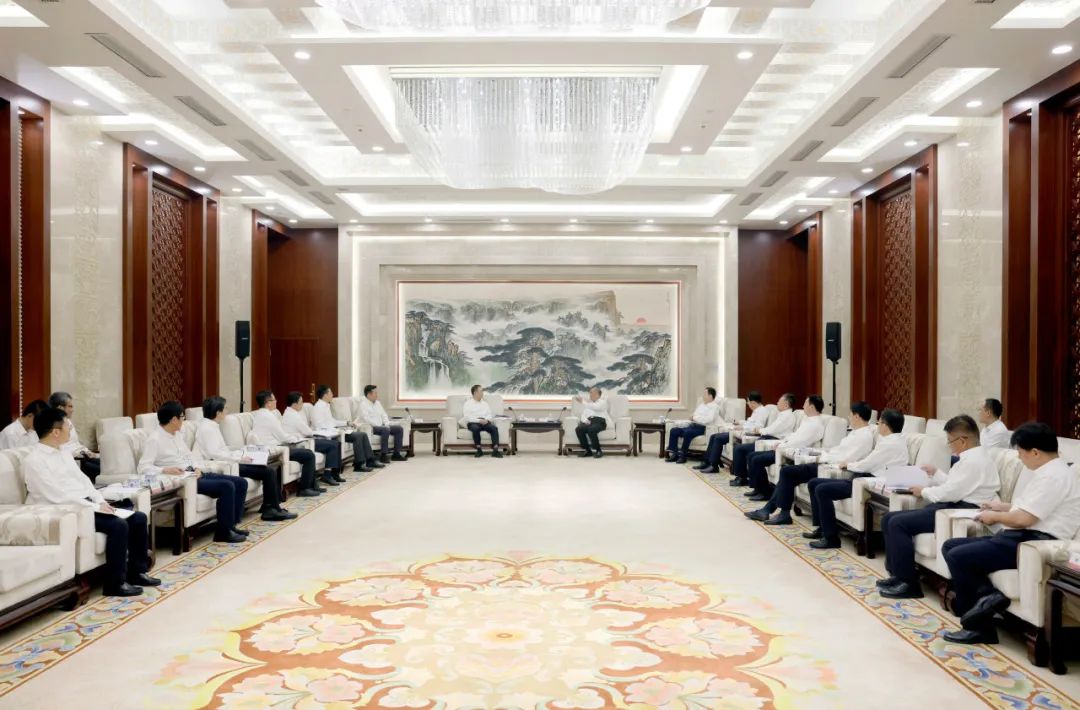 大唐集團(tuán)鄒磊、劉明勝拜會(huì)山東省委書(shū)記林武、省長(zhǎng)周乃翔