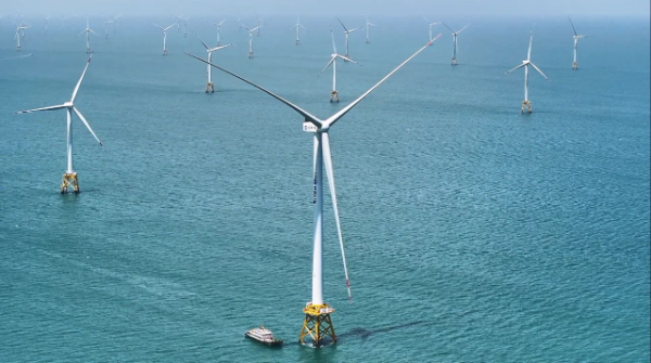 38.41萬千瓦時！全球首臺16兆瓦海上風機創(chuàng)單機日發(fā)電量新紀錄