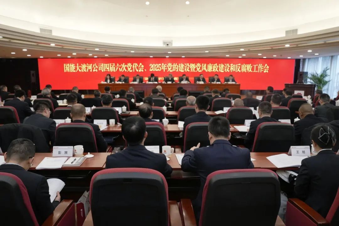 國能大渡河公司召開四屆六次黨代會(huì)、2025年黨的建設(shè)暨黨風(fēng)廉政建設(shè)和反腐敗工作會(huì)