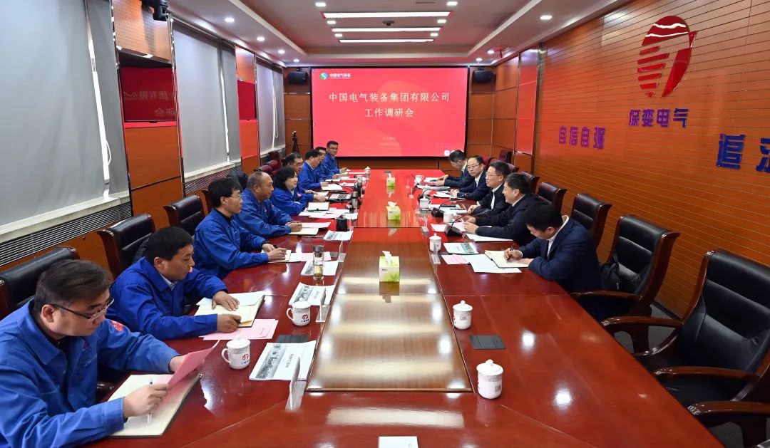中國電氣裝備集團李洪鳳董事長、周群總經(jīng)理調