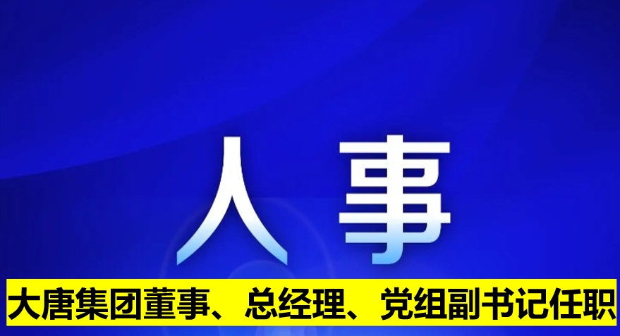 大唐集團(tuán)董事、總經(jīng)理、黨組副書(shū)記任職